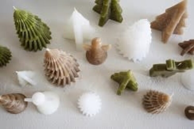 Home society Home Society | Kerstboomkaars windy L taupe