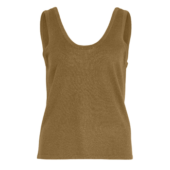 Vila Vila | Top lullas glitter olive