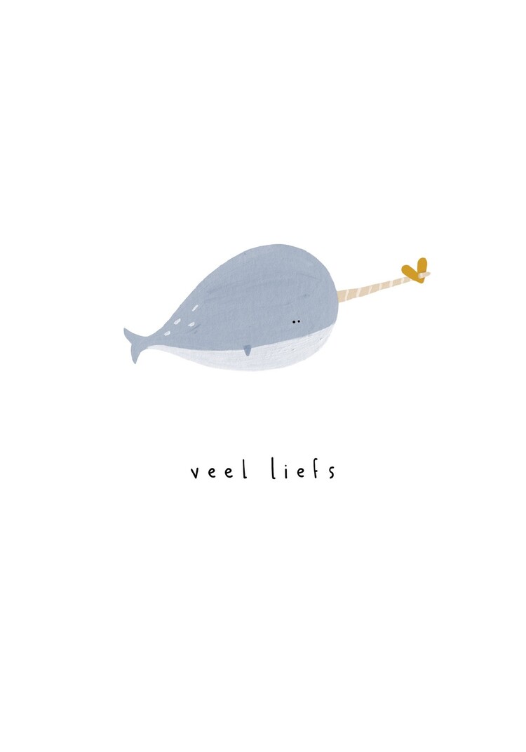 Klein Liefs Klein Liefs | Wenskaart Veel liefs