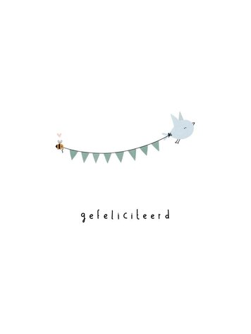 Klein Liefs Klein Liefs | Wenskaart gefeliciteerd