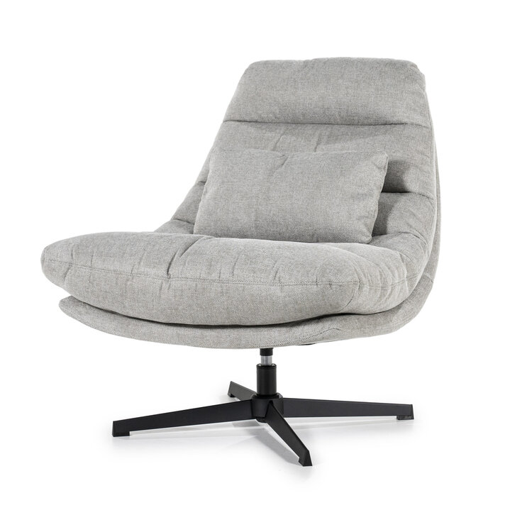 Eleonora Eleonora | Fauteuil Cooper met kussen grijs houston