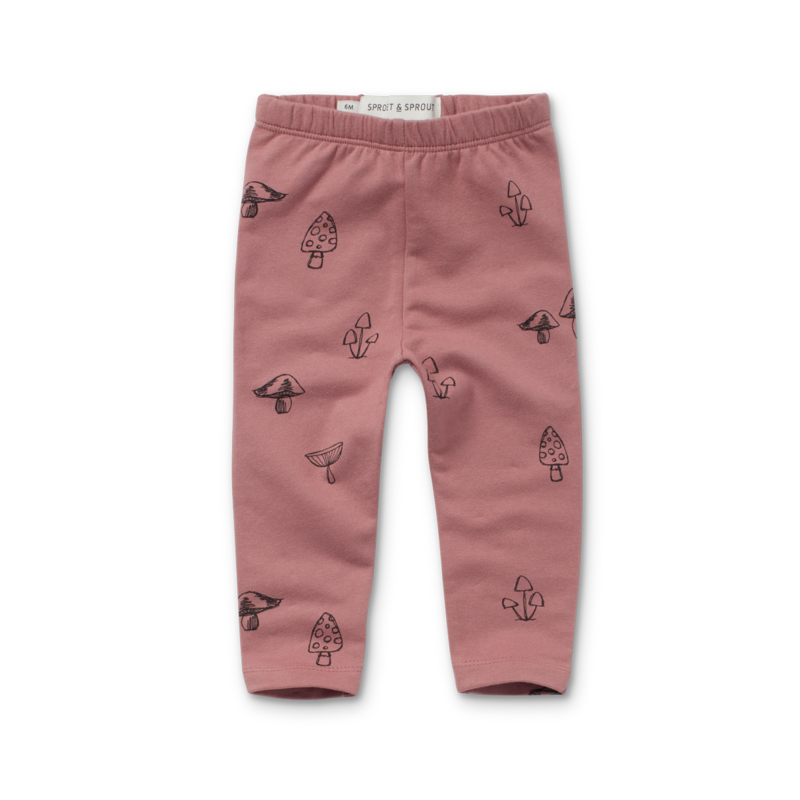 Sproet&Sprout Sproet&Sprout | Legging mushrooms misty rose