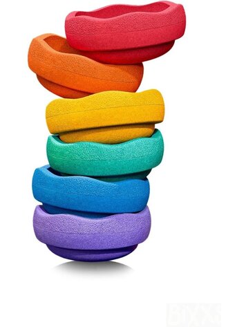 Stapelstein Stapelstein | Rainbow Classic 6 stuks