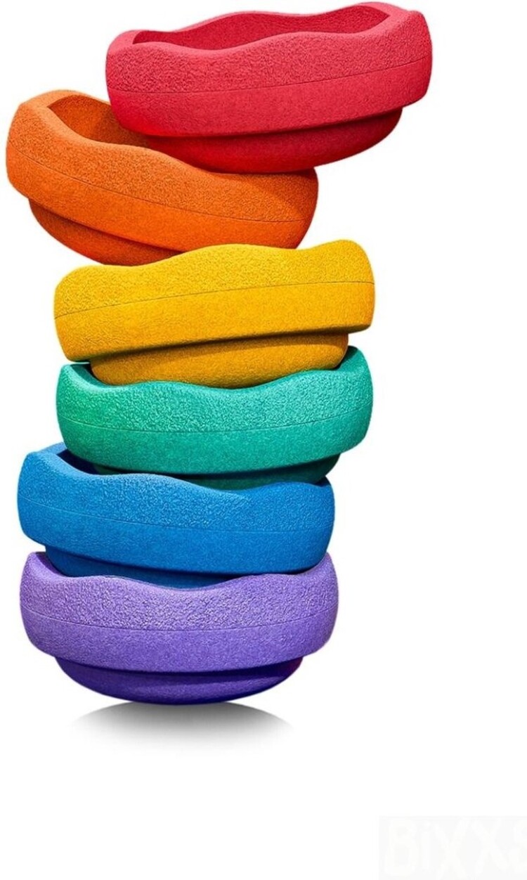 Stapelstein Stapelstein | Rainbow Classic 6 stuks