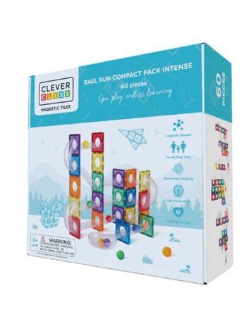 Cleverclixx Cleverclixx | Ball run compact pack intense 60stuks