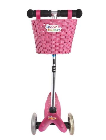 Micro Step Micro Step | Scoot 'n Pull stepmandje roze