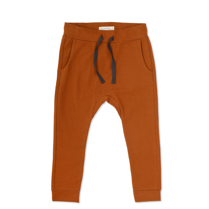 Phil&Phae Phil&Phae | Broek drop-crotch burnt sienna