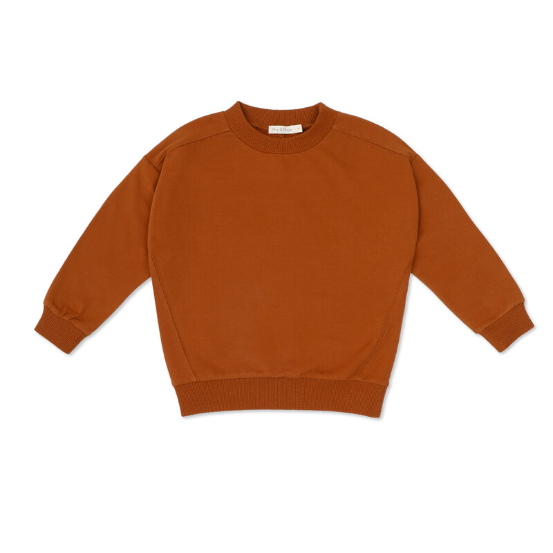 Phil&Phae Phil&Phae | Sweater oversized burnt sienna