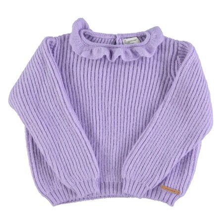 Piupiuchick Piupiuchick | Sweater knitted collar lila