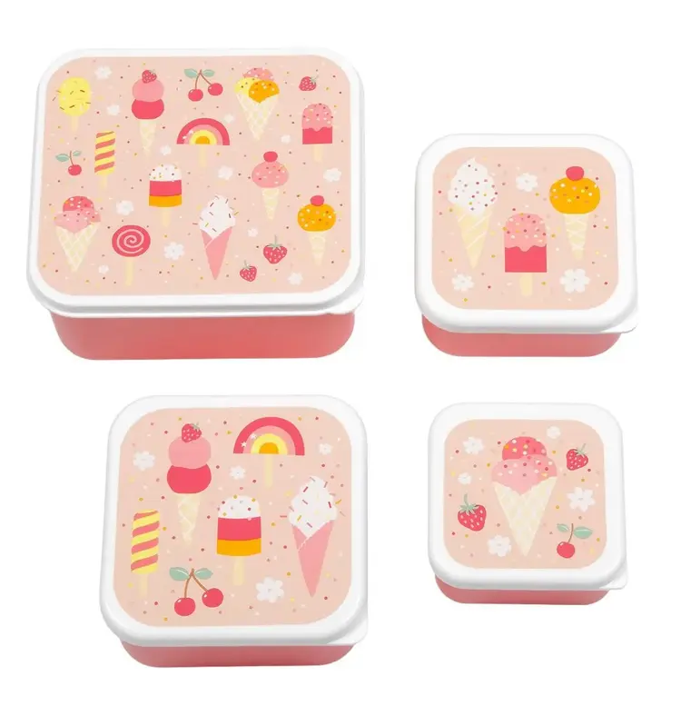 Little Lovely Company Little Lovely Company | Lunch & snack box set | Ijsjes