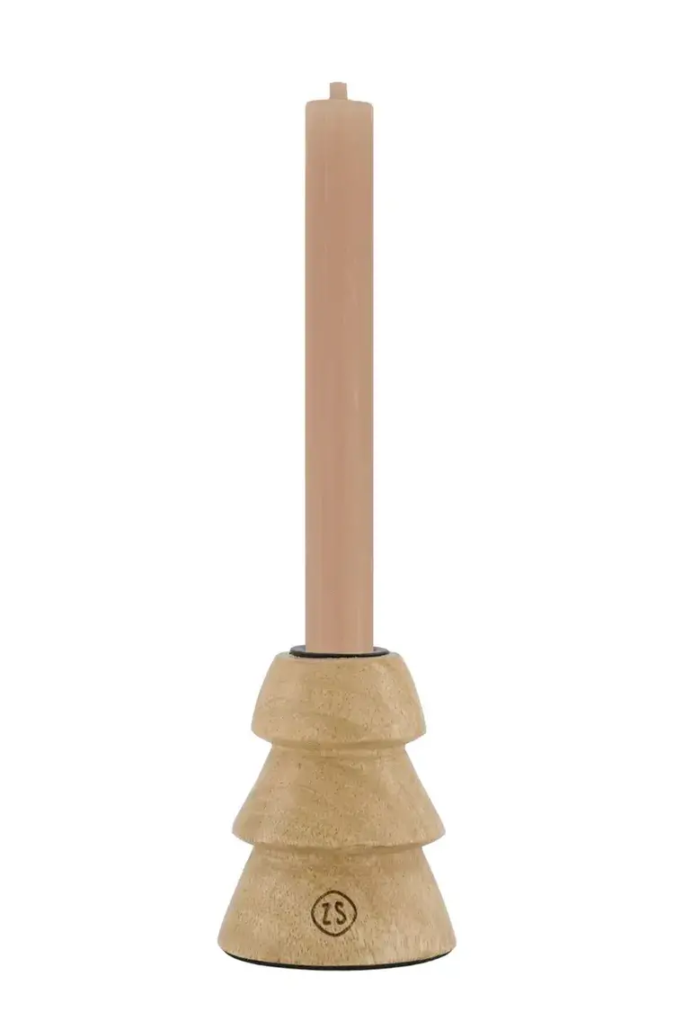 Zusss Zusss | Kandelaar hout kerstboom S naturel