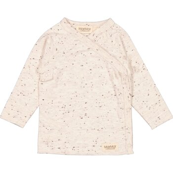 MarMar MarMar | Overslag top tuti beige melange