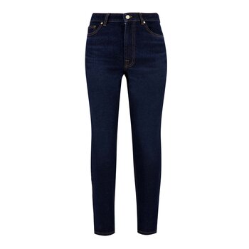 Zusss Zusss | Trendy mom jeans donkerblauw