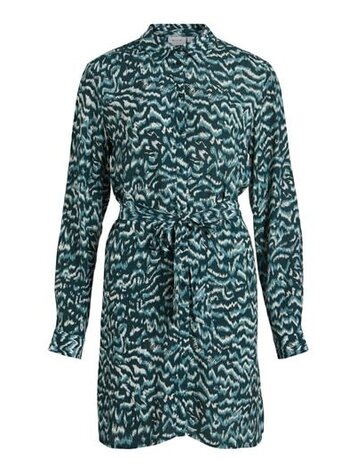 Object Vila | Jurk Fulia Siva groen