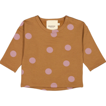 MarMar MarMar | Trui cream taupe dot