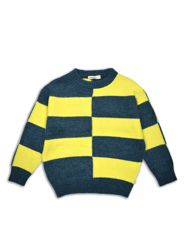Ammehoela Ammehoela | Sweater jumper geel blauw