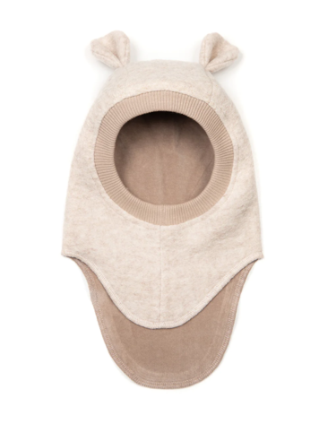Huttelihut Huttelihut | Muts balaclava ears wool sand