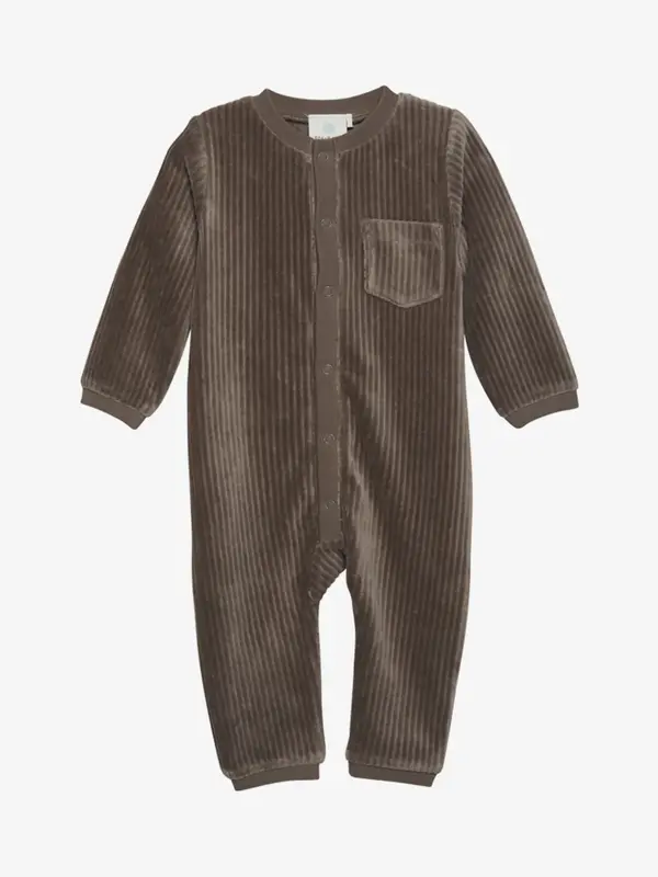 Enfant Enfant | Onesie velour corduroy bruin