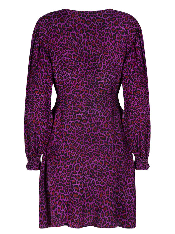 Ydence Ydence | Jurk Bailey purple leopard