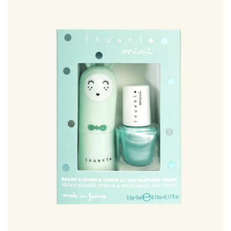 Inuwet Inuwet | Lipbalm nailpolish set appel