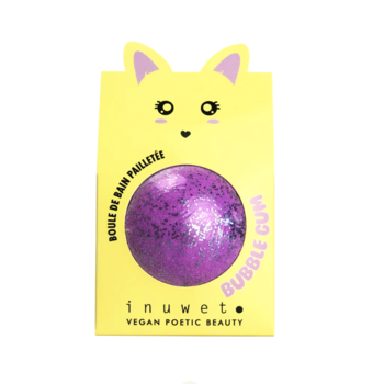 Inuwet Inuwet | Badbom glitter bubbelgum paars