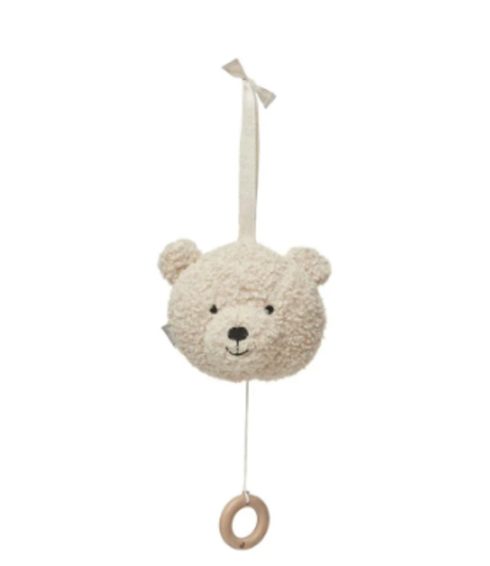 Jollein Jollein | Muziekhanger teddy bear naturel