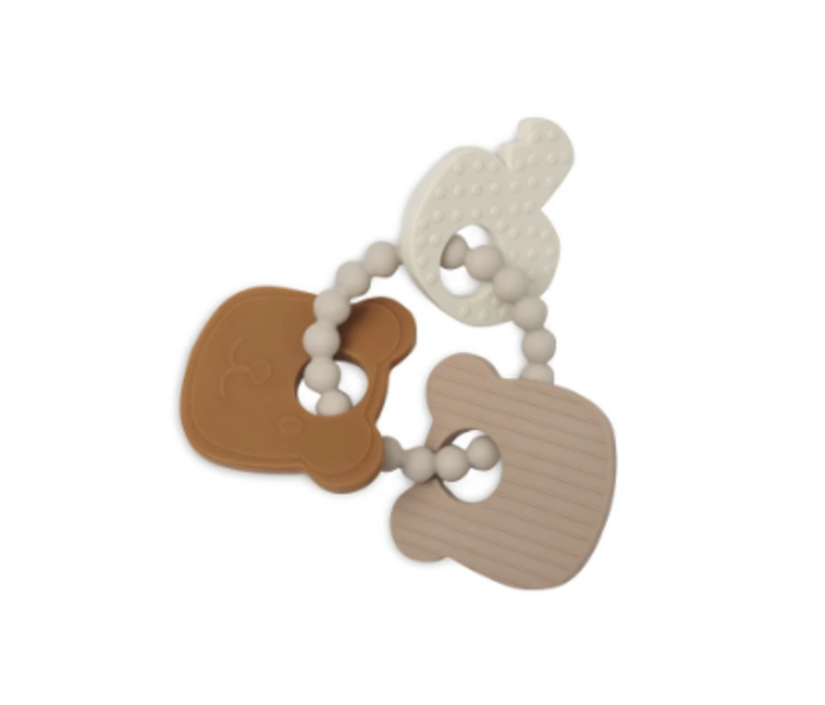 Jollein Jollein | Bijtring sleutelbos teddy bear