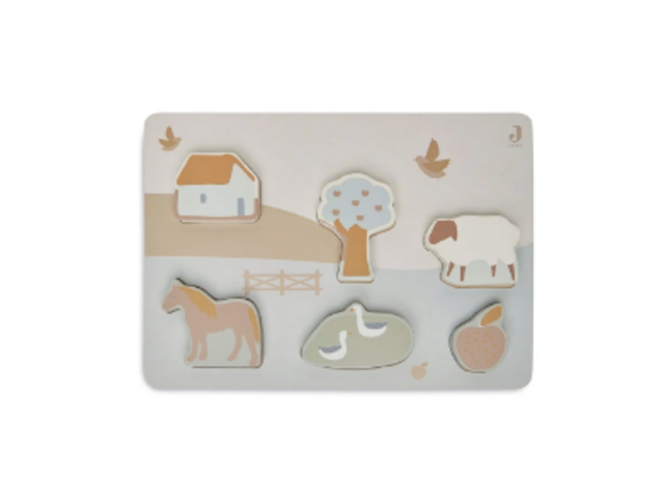 Jollein Jollein | Houten puzzel farm