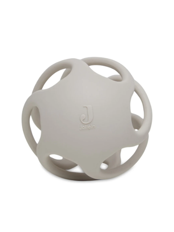 Jollein Jollein | Bijtring bal siliconen 10cm nougat