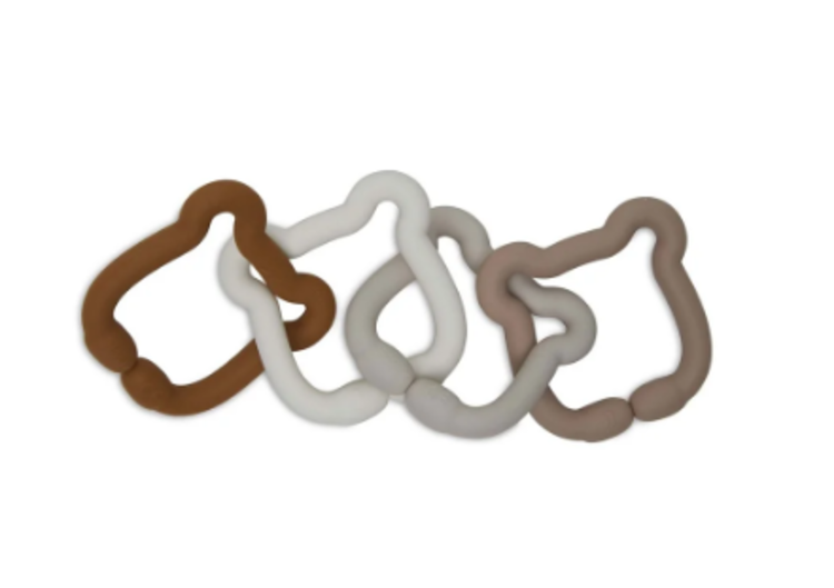 Jollein Jollein | Speelgoed ringen siliconen teddy bear