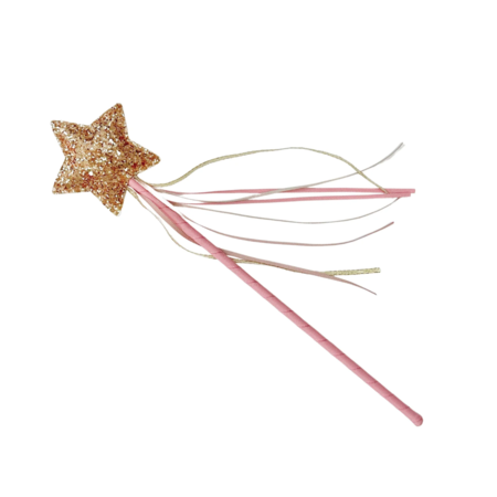 Rockahula Rockahula | Toverstaf glitter star roze
