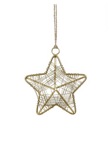 Selected by Selected by | Hanger ster goud 10cm