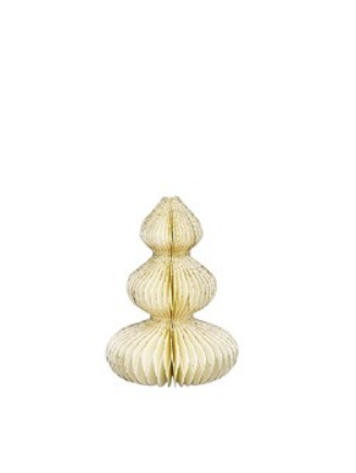 Stijl28 | Ornament boom creme 10x6.5cm