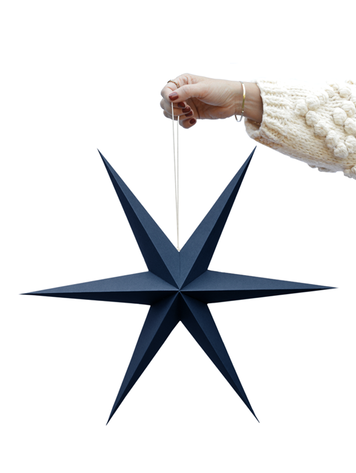 Delight Department DD | Papieren ster donker blauw 40cm