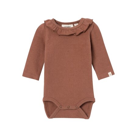 Lil Atelier Lil Atelier | Romper Thora carob brown