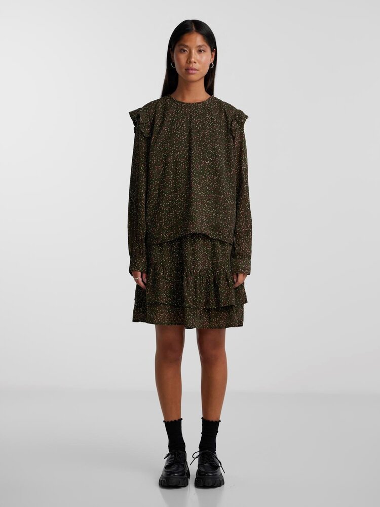 Pieces Pieces | Top Felita donker grijs