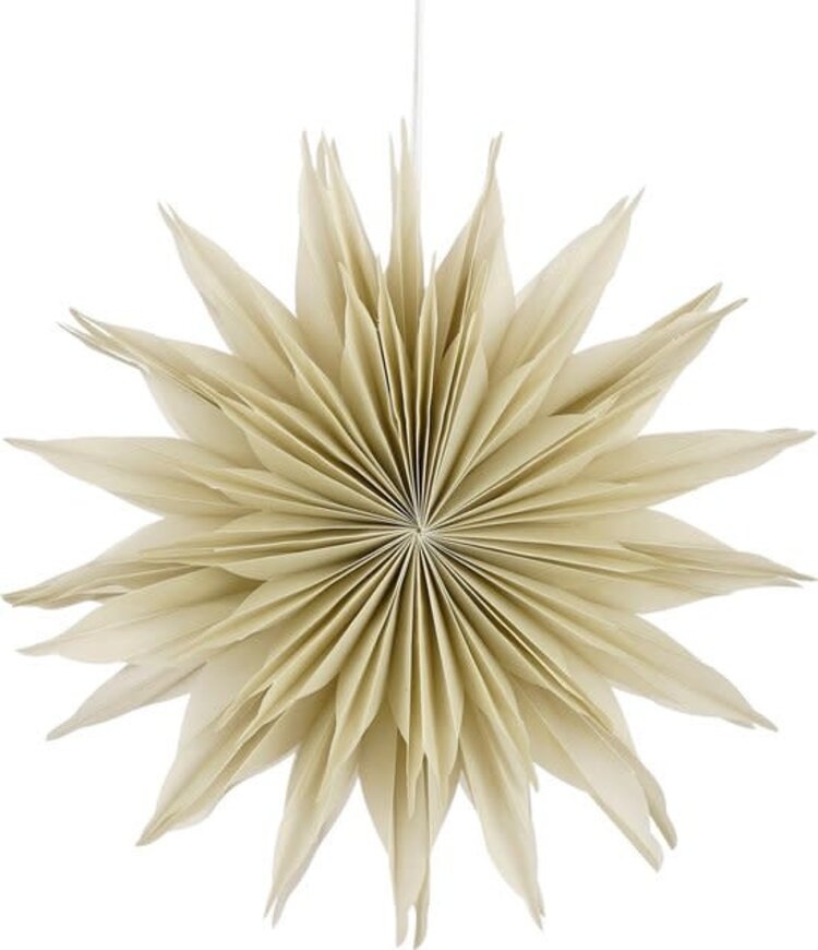 Stijl28 | Sneeuwvlok hangend l.groen 40x40cm