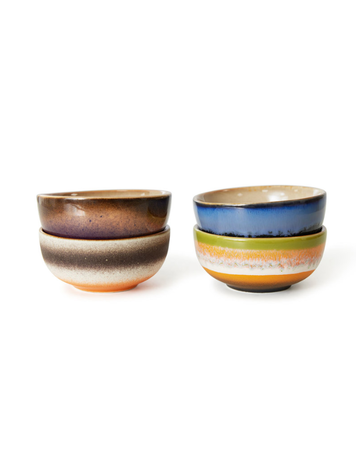 HK Living HK Living | 70's servies XS bowls sierra set van 4