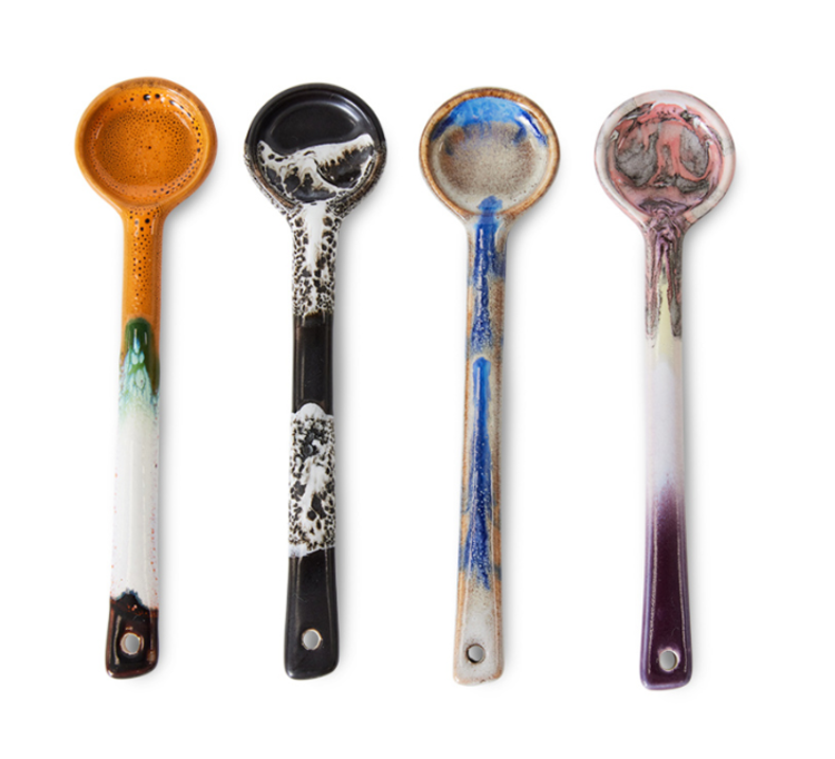 HK Living HK Living | 70's servies lepels M force set van 4