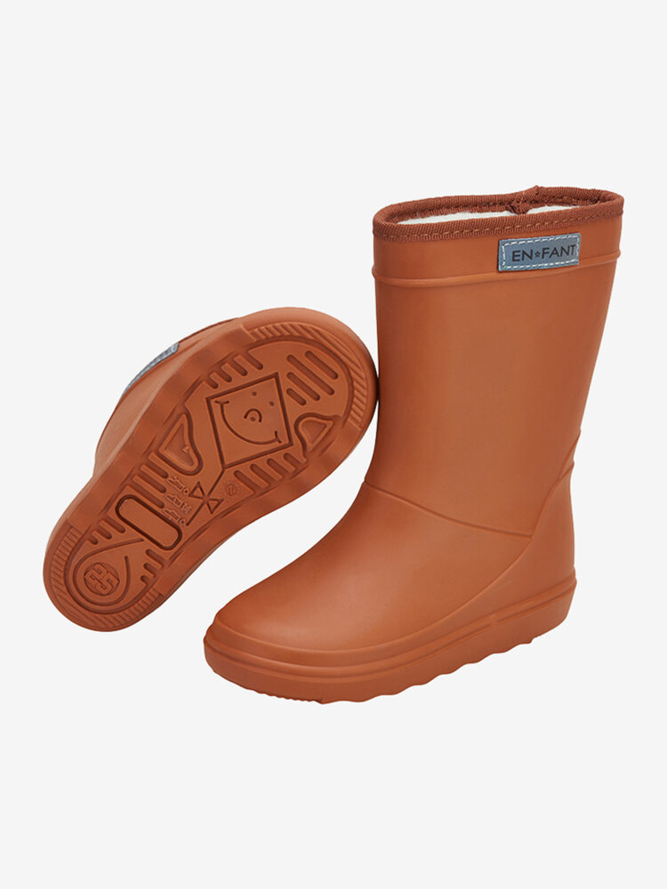 Enfant Enfant | Thermo boots Leather Brown