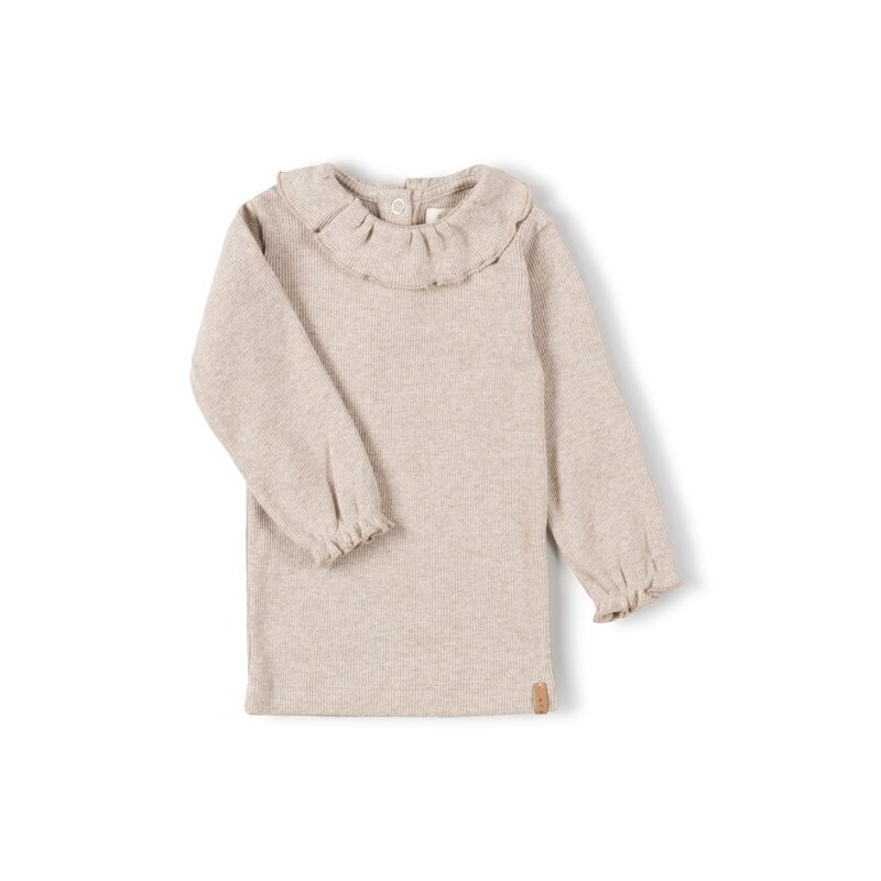 Nixnut Nixnut | Longsleeve tuc beige