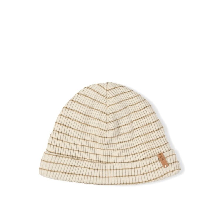 Nixnut Nixnut | Newborn beanie Biscuit Stripe