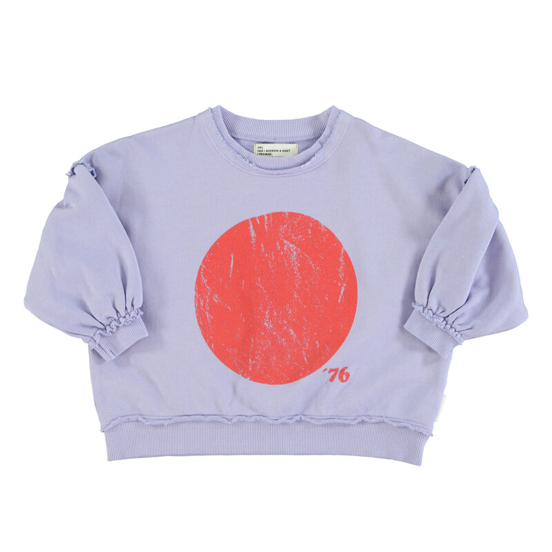 Piupiuchick Piupiuchick | Sweater balloon lavender red circle