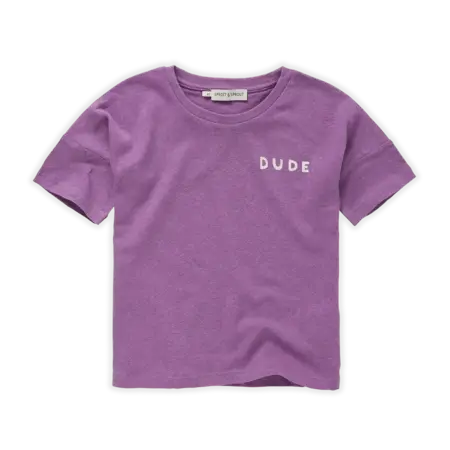 Sproet&Sprout Sproet & Sprout | T-shirt Dude Purple
