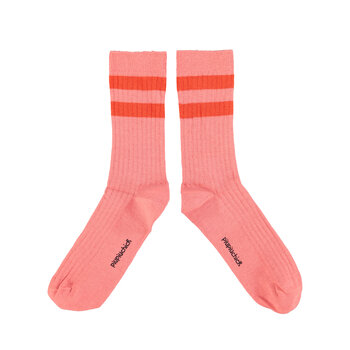 Piupiuchick Piupiuchick | Sokken pink orange stripes
