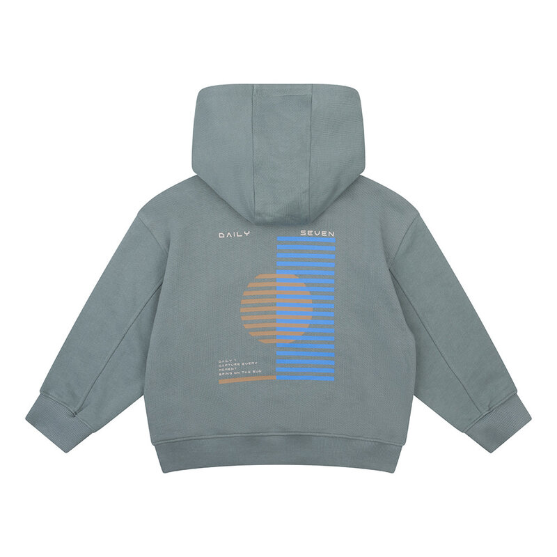 Daily7 Daily Seven | Hoodie oversized stone green