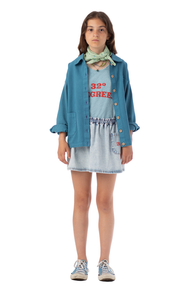 Piupiuchick Piupiuchick | Jas blue multicolor stripes