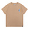 Daily7 Daily7 | Tshirt printed square camel sand