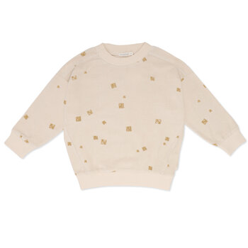 Phil&Phae Phil&Phae | Sweater frotté beige golden kelp