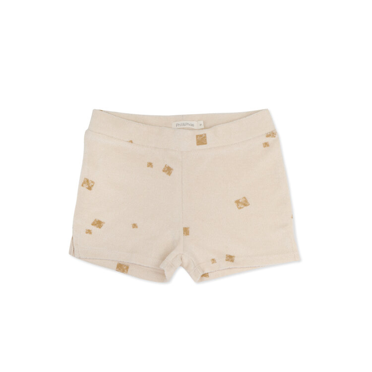 Phil&Phae Phil&Phae | Short frotté lila golden kelp